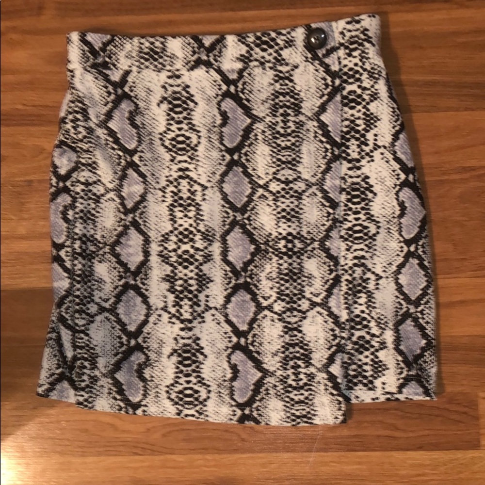 Shein Snakeskin Skirt
